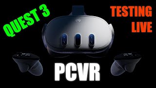 Quest 3 LIVE - PCVR Testing Link and Virtual Desktop - Dirt Rally 2, ACC, F123, HL Alyx, ILS2