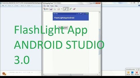 How to Create FlashLight App in Android Studio 3 .0