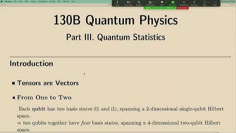 Lecture 19: Bosons and Fermions