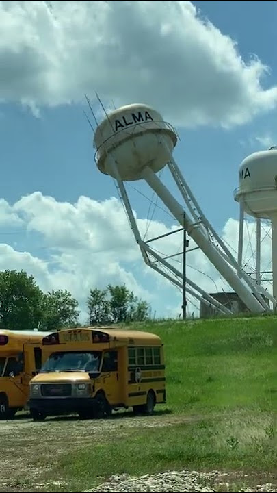 WATCH: Water tower comes down in Alma