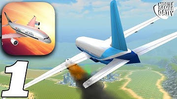 FLIGHT SIMULATOR 2019 - Gameplay Walkthrough Part 1 - Missions 1-5 (iOS Android)