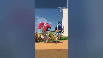 Cutest Robot Dance! 🤖💖🎶 | NEW Astro Bot & Ulala Pink-Haired Bot Vibes! 💃 #astrobotdance #shorts