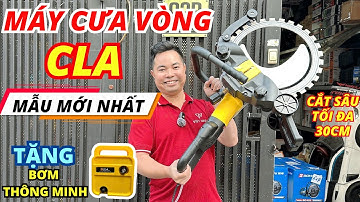 Máy cưa vòng, máy cắt tường bê tông CLA 410 động cơ không chổi than, cắt sâu tối đa 30cm-Giá 13.500k