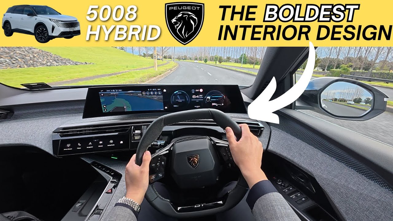 2026 Peugeot 5008 1.2T Hybrid | NZ POV Drive Review – Futuristic i-Cockpit in a 7-Seater SUV
