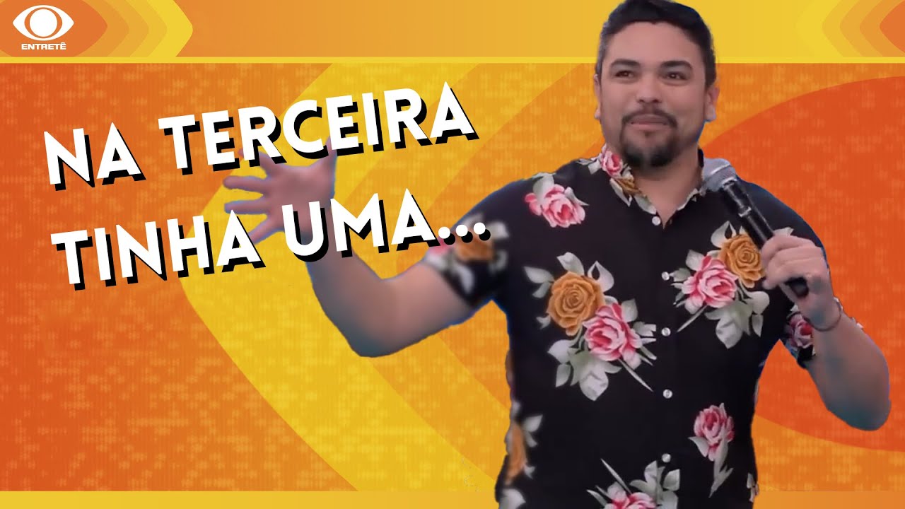 Délio Macnamara arranca gargalhadas de Faustão com seu stand up hilário