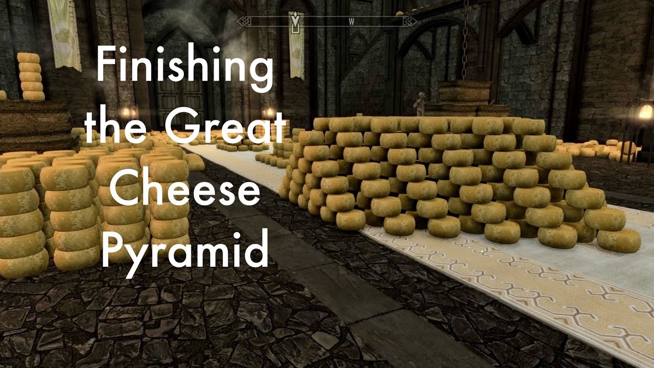Day 6 of Stacking 3900 Cheese Wheels in Skyrim 