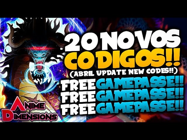 CORRE!!* 20 NOVOS *EXCLUSIVOS* CODES SECRETOS no ANIME DIMENSIONS! (anime  dimensions update) ROBLOX 