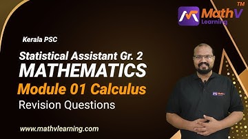 Mathematics -Module 01 Practice Questions  Statistical Assistant Gr.2- HST Mathematics- #keralapsc
