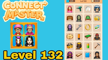 Connect master match puzzle level 132 solution walkthrough 