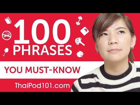 100 Phrases Every Thai Beginner Must-Know