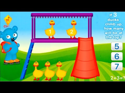 PARK MATH HD EDUCATIONAL VIDEO GAME - NUMBERS COUNTING ADDITION SUBTRACTION SORTING & PATTERNS