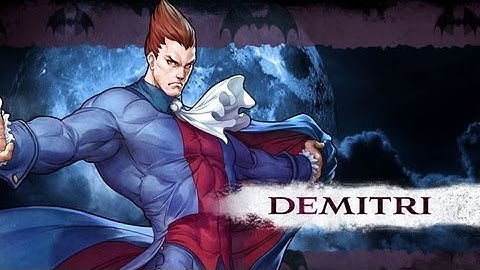 Darkstalkers Resurrection Demitri Moves List
