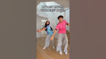 MY LAST MOVE IS YOUR FIRST MOVE CHALLENGE! | ​⁠​⁠​⁠Cadel and Mia #shorts