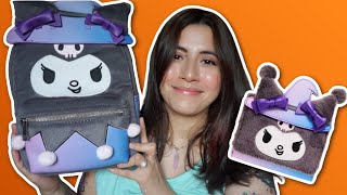 Kuromi Witch Fuzzy Mini Backpack & matching mini wallet unboxing | Hot Topic by BunnyJanie 231 views 7 months ago 8 minutes, 49 seconds