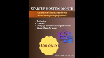 Web hosting for startups, get your site