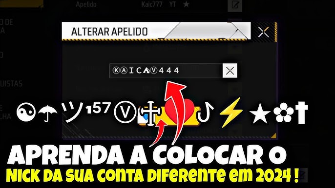 COMO POR NICK INVISÍVEL PRA ENTRAR NAS SALAS PERSONALIZADAS SEM SER  REMOVIDO NO FREE FIRE 