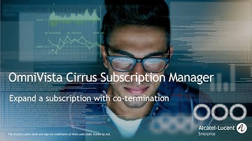 OmniVista Cirrus (10) Subscription Manager - Subscription expansion with co-termination