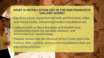 What Is Installation Art In The San Francisco Gallery Scene? - Learn About California