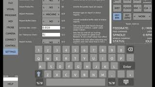 Onscreen Keyboard for Touchscreen Grbl Controller