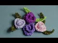 Roselline decorative all'uncinetto (tutorial semplice)