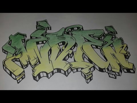 Graffiti Nama Di Kertas