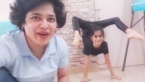 Cool Contortionist ! Introduction of talented baby Meghavini Dangwal by Ms Pallavi Mohan
