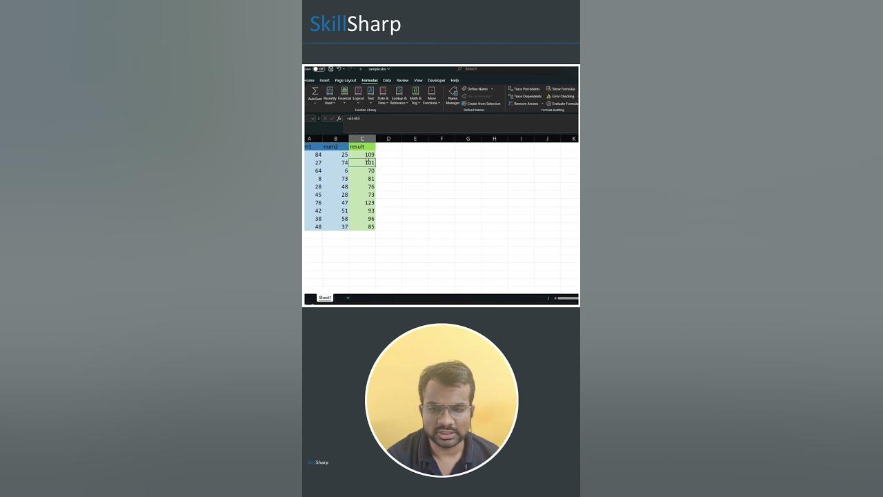 Excel shortcuts convert cell formula to cell value shorts excel youtube