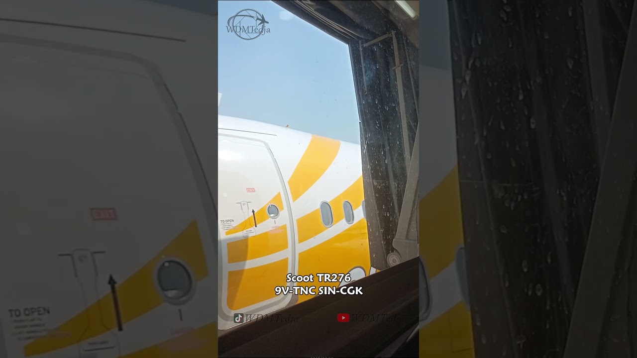 Aviobridge#71 Scoot TR276 9V-TNC SIN-CGK 