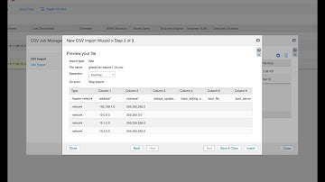 Importing Networks using CSV in Infoblox