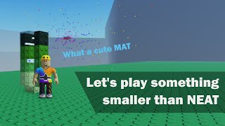 Let's play something smaller than NEAT - Can NEAT be smaller!? (The NEANEAT Project)