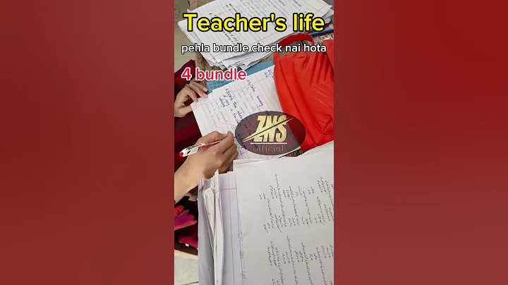 Teachers life | checking answer sheets | #viral #trending - DayDayNews