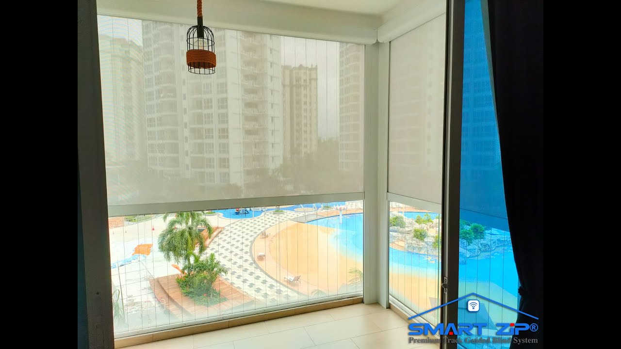 HEY GOOGLE: SMART ZIP TRACK BLINDS WORK WITH GOOGLE HOME