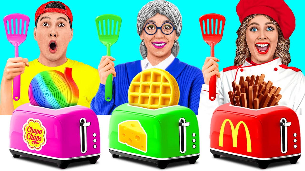 Кулинарный Челлендж: Я против Бабушки | Безумные Ситуации на Кухне от Mega DO Challenge