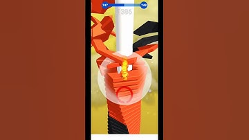 STACK BALL 3D GAMEPLAY SPEED COLOR GAME 🎯 LEVEL 747😀😃😄😆#shorts #shortsfeed