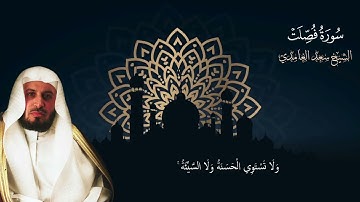 سعد الغامدي | سورة فصلت | تلاوة بصوت جميل جدا | Saad alghamdi  | HOLY QURAN