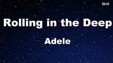 Rolling in the Deep - Adele Karaoke【With Guide Melody】