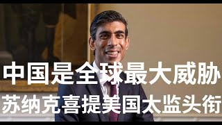 野猫论政 591：中国成为全球最大安全威胁，苏纳克喜提“美国太监”头衔