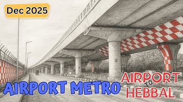 Bengaluru Metro || Blue Line || Phase 2B || Airport to Hebbal || DEC 2025 #bangaloremetro #bmrcl