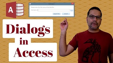 How to Create a Dialog Form in Microsoft Access