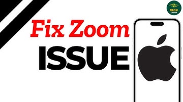How to fix Zoom not working in iPhone camera ?