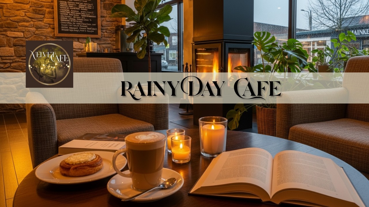 Rainy Day Café | Cheerful Guitar & Piano for Relaxing Focus