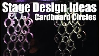 Church Stage Design Ideas : Cardboard Circles