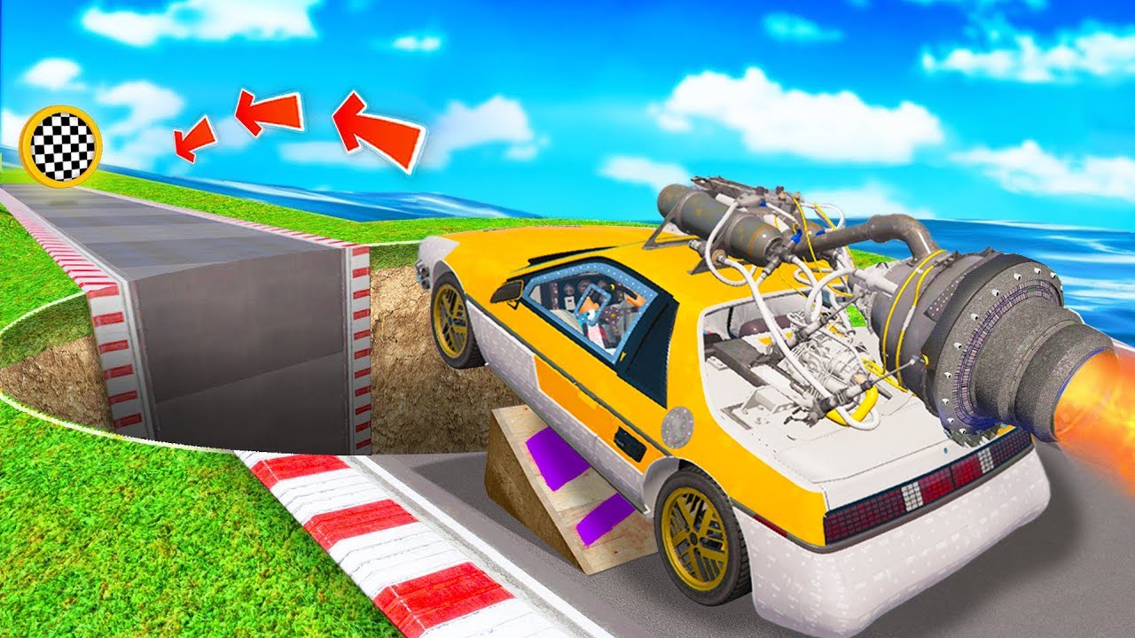 WELCHES AUTO SPRINGT über das RIESEN LOCH in GTA 5!