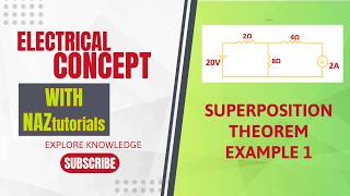 HOW TO SOLVE CIRCUIT BY SUPERPOSITION THEOREM EX 1#electrical #SUPERPOSITION THEOREM #dccircuits