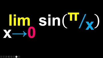 Finding the Limit of sin(pi/x) as x Approaches 0: A Graphical Approach