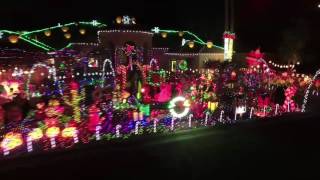 The Taylor family Christmas lights Phoenix,Arizona
