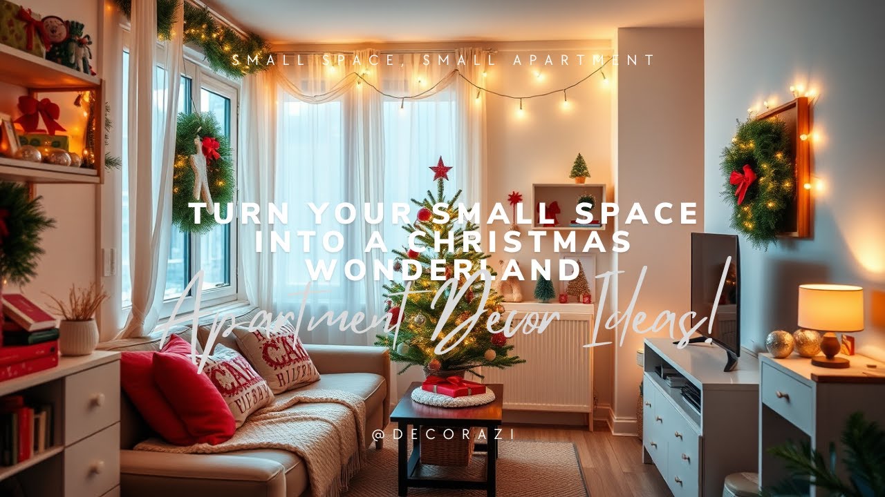 Turn Your Small Space into a Christmas Wonderland: Apartment Decor Ideas!