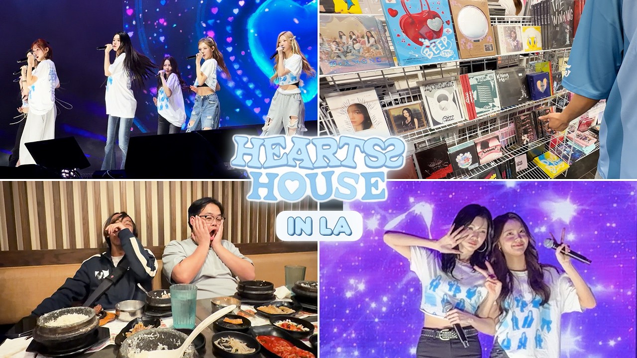 Hearts2Hearts LA Showcase Vlog ⋆⭒˚.⋆