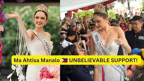 Ongelooflijke menigte voor Ahtisa Manalo! Miss Universe 2025 Ph overweldigd - Grand Homecoming Pa...