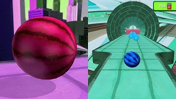 Going Balls Vs Reverse Balls Fast Run Gameplay - 44